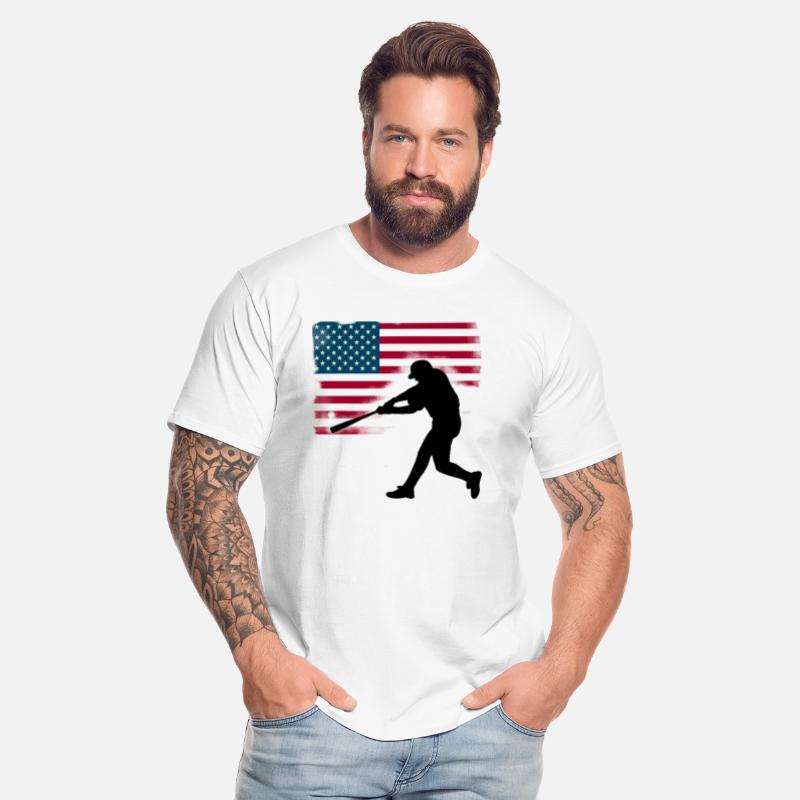 baseball bat glove usa flag pitcher ball hit sport
