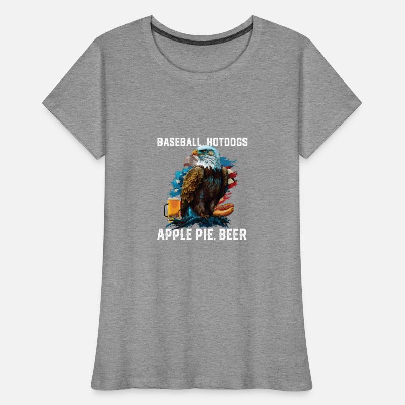 Baseball Hotdogs Apple Pie Beer Drinker Patriotic