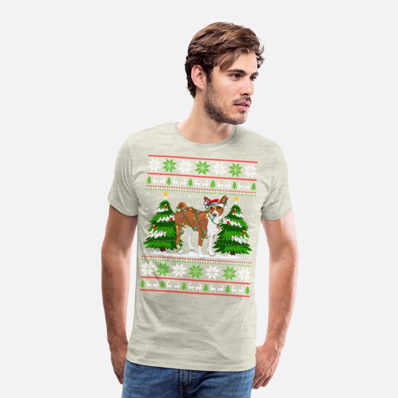 Basenji Dog Christmas Tree Lights