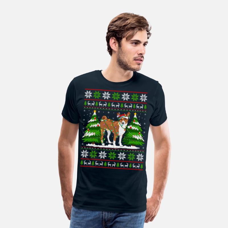 Basenji Dog Christmas Tree Lights