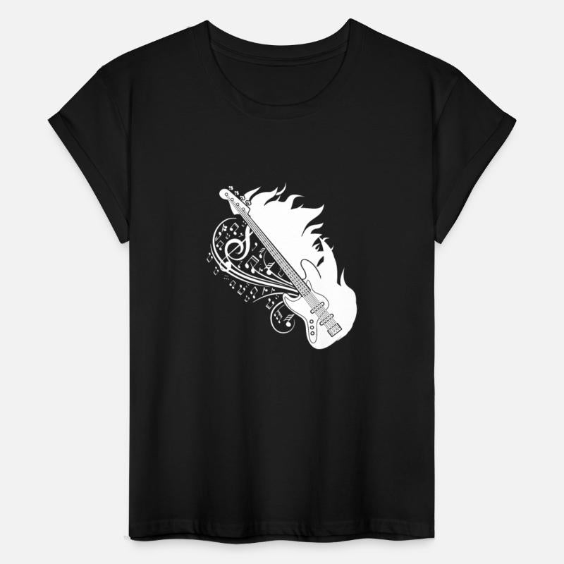 Bass Guitar Bassist Flames