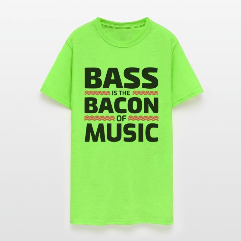 Bass Guitar Player Bacon Music Musician Bassist