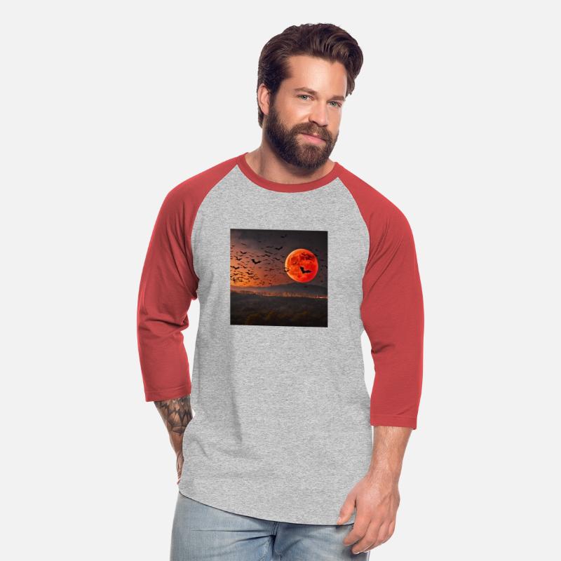 Bat Swarm blood-red moon