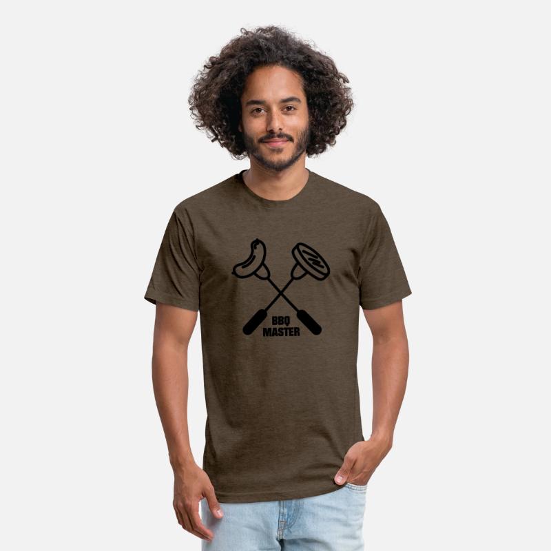 BBQ master with two crossed forks