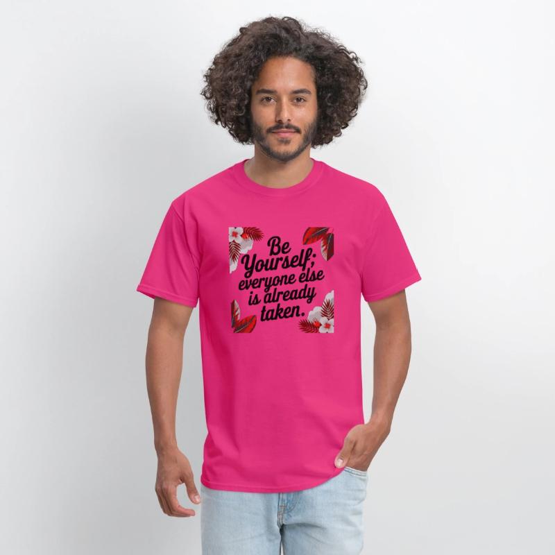 Be Yourself Quote Floral Design