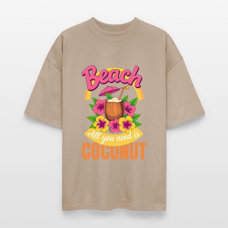 Beach All You Need Is Coconut Design