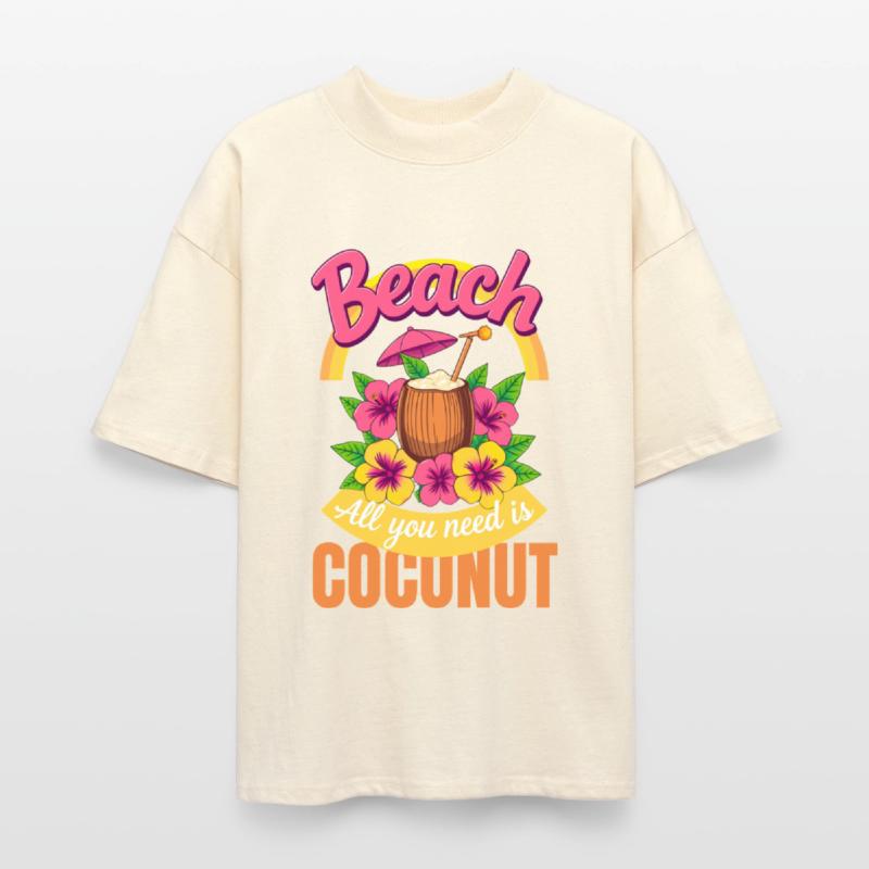 Beach All You Need Is Coconut Design