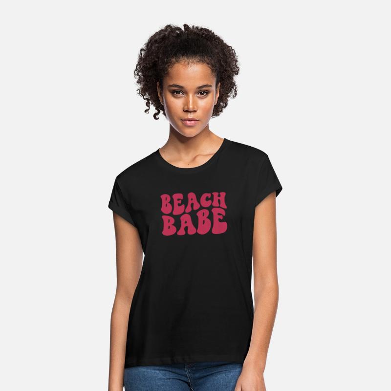 Beach Babe Magenta Pink Beach Theme Bachelorette