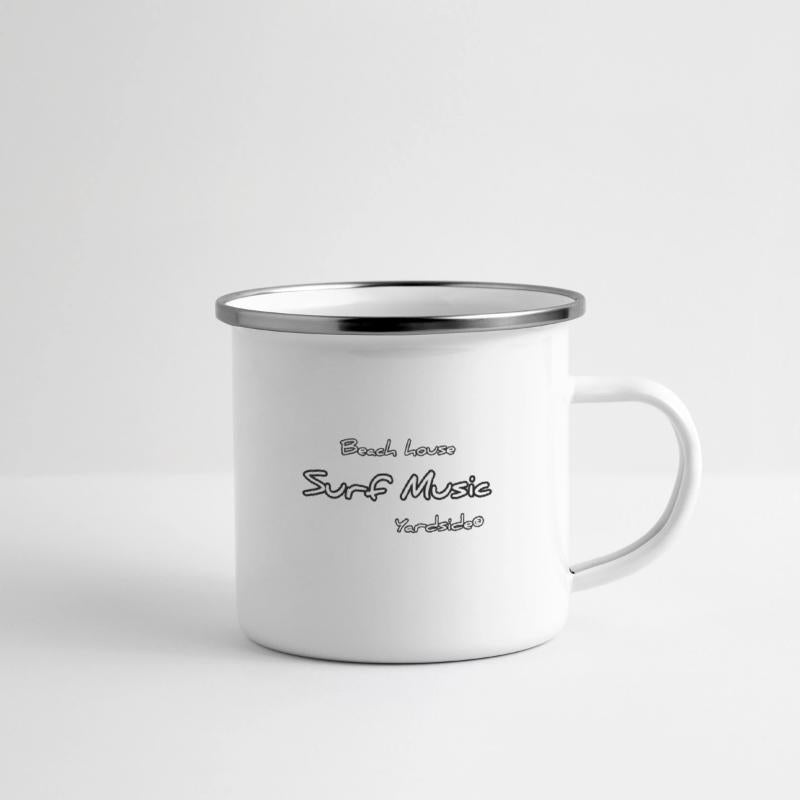 Beach house Surf Music Yardside font logo whit