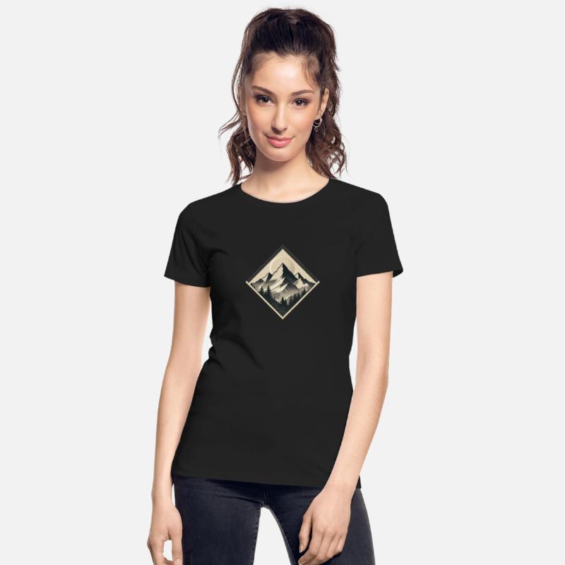 Beautiful Stylized Mountain Landscape