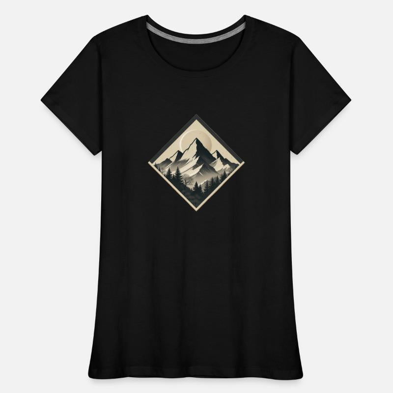 Beautiful Stylized Mountain Landscape