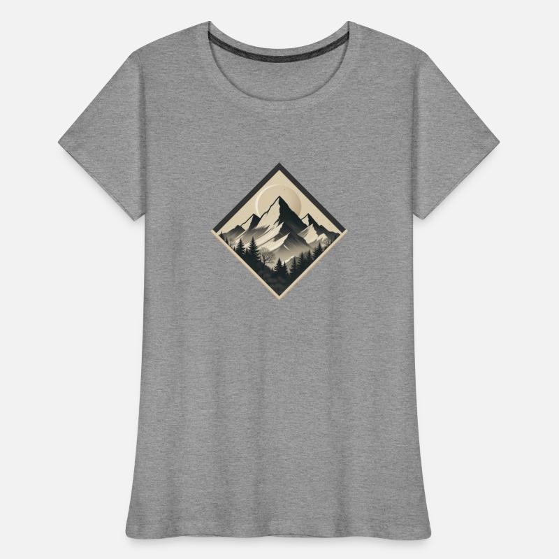 Beautiful Stylized Mountain Landscape
