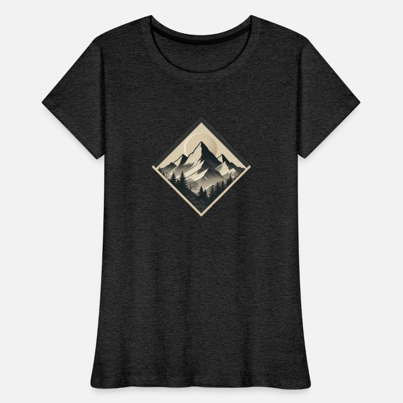Beautiful Stylized Mountain Landscape
