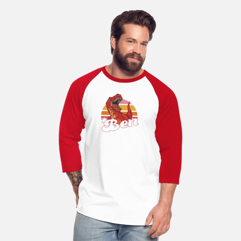 BEN - Lovely boy name with T-REX dino