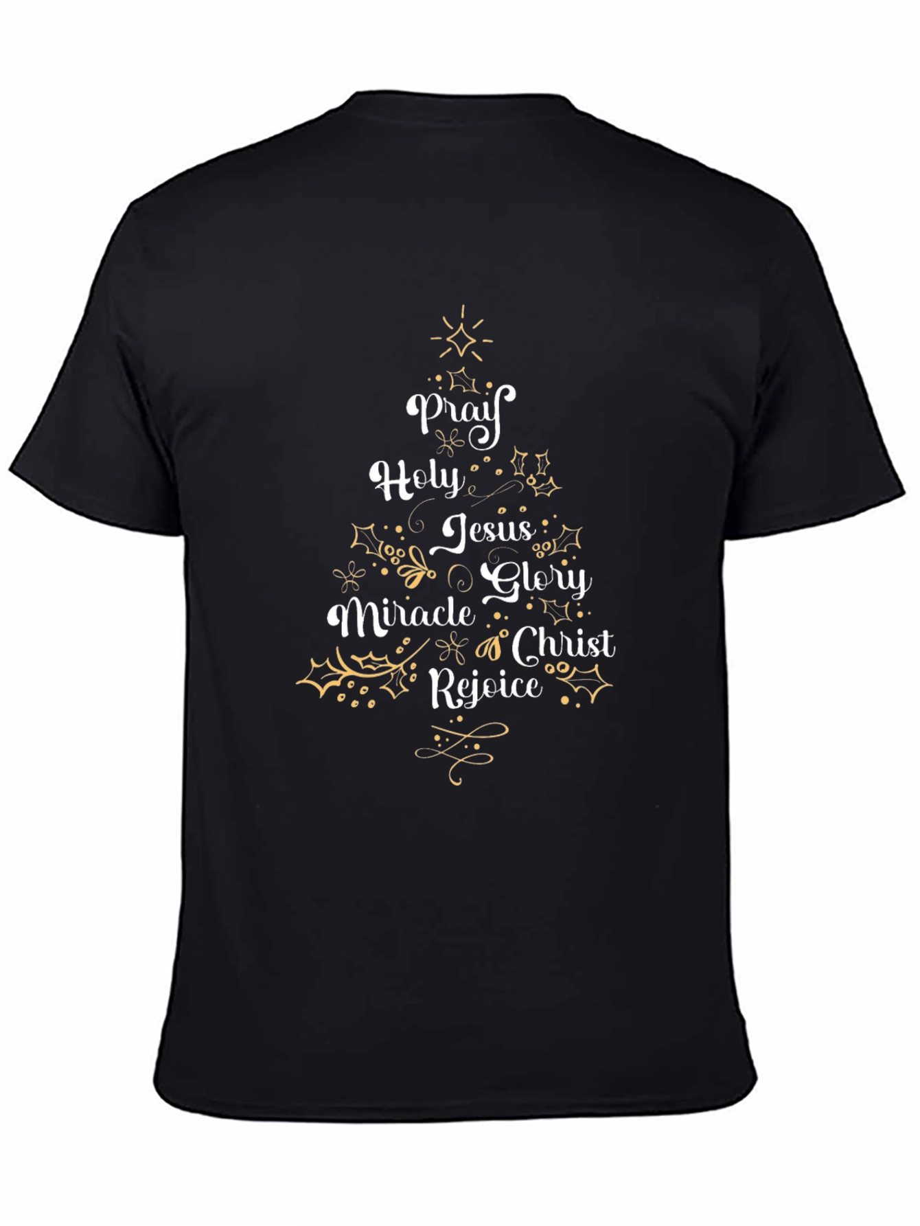 Pray Holy Christmas Graphic Tee