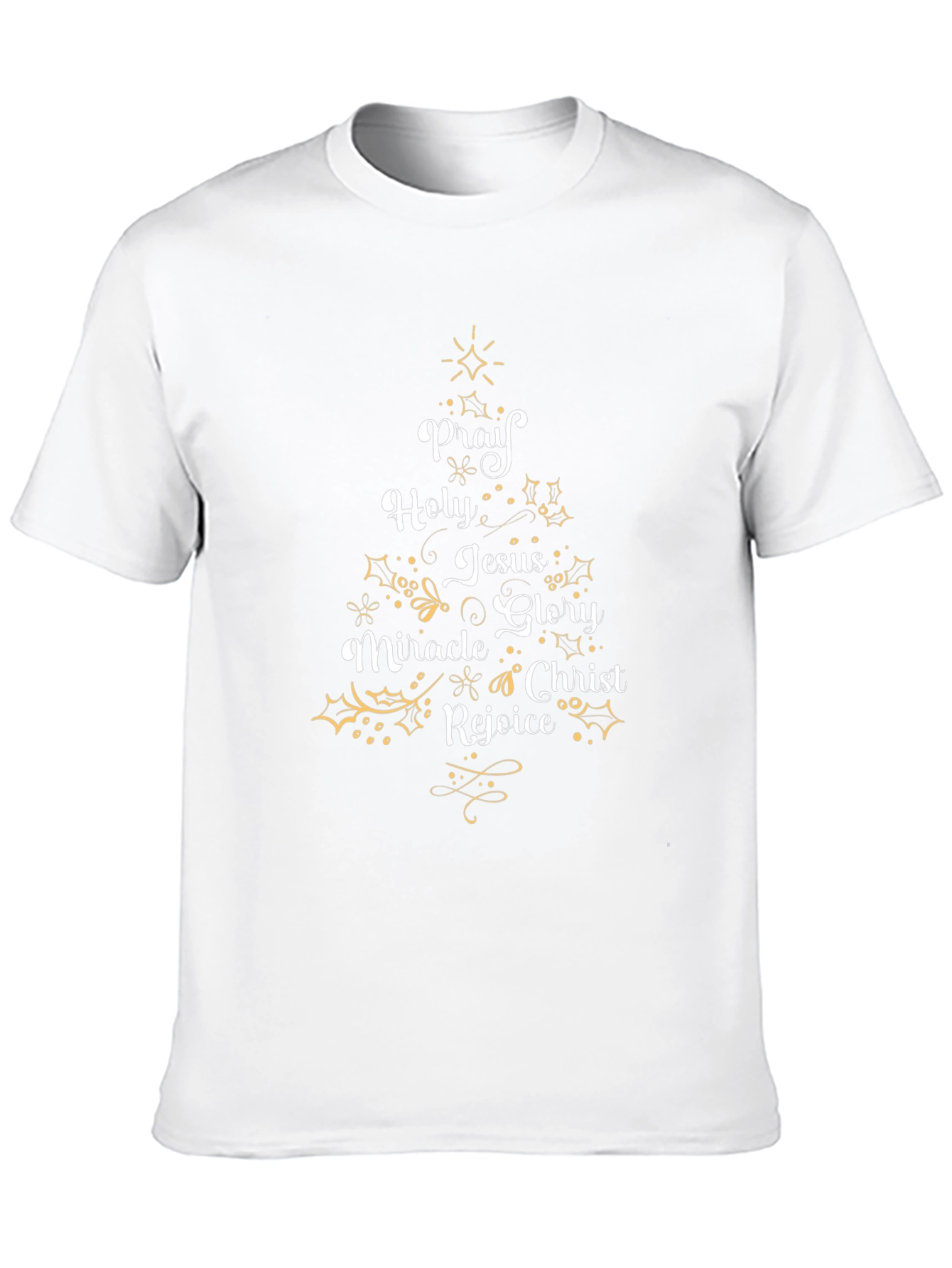Pray Holy Christmas Graphic Tee