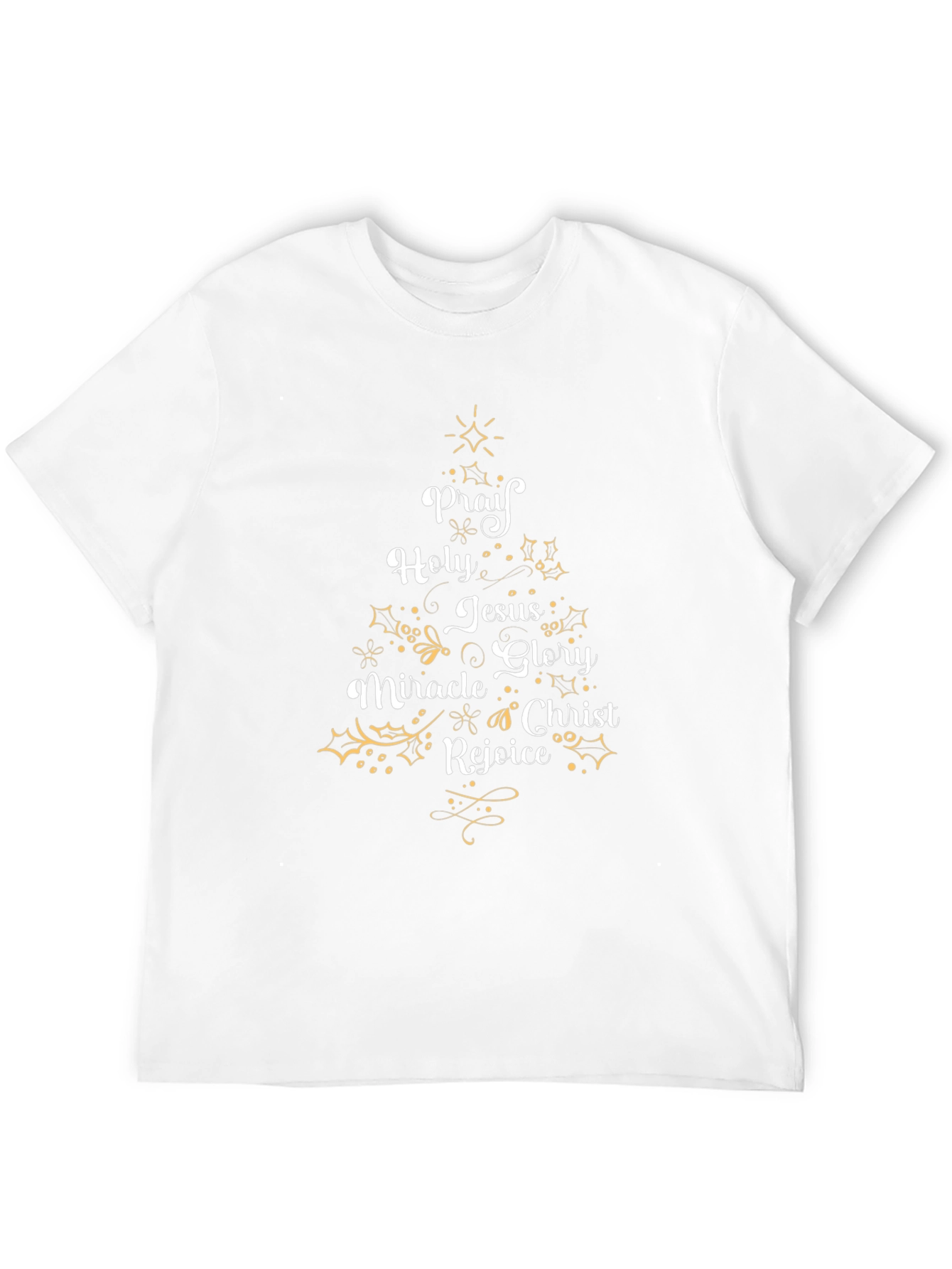 Pray Holy Christmas Graphic Tee