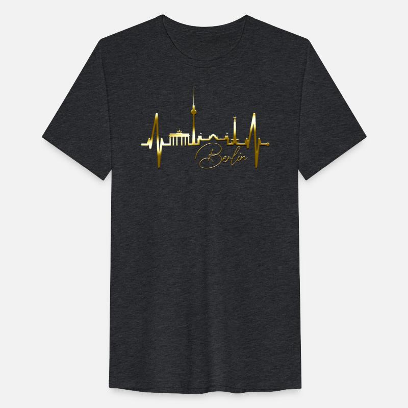 Berlin Skyline Heartbeat Germany Fan I Love Berlin