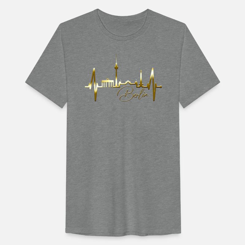 Berlin Skyline Heartbeat Germany Fan I Love Berlin