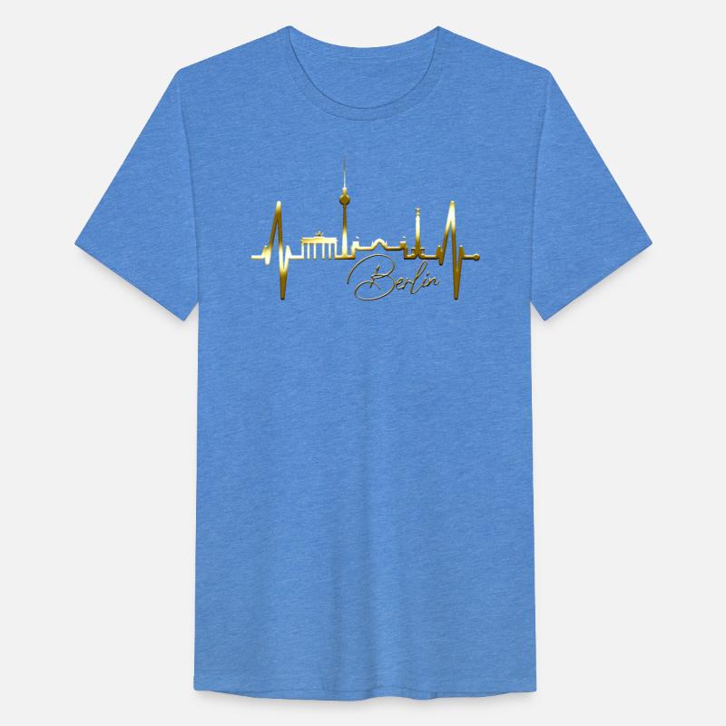 Berlin Skyline Heartbeat Germany Fan I Love Berlin