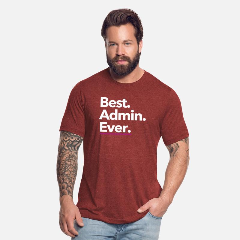 Best. Admin. Ever. - White Text with Pink Accent