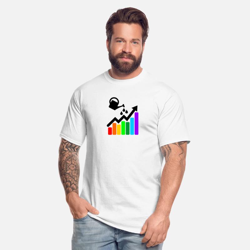 Better results colored graph and watering can