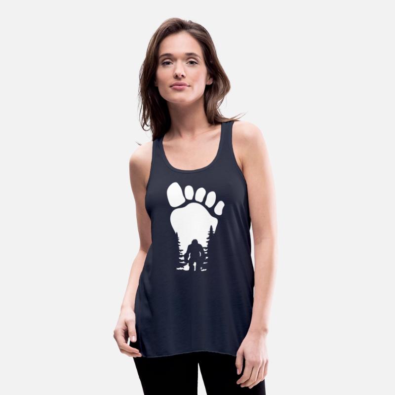 Big Foot Silhouette With Foot Print
