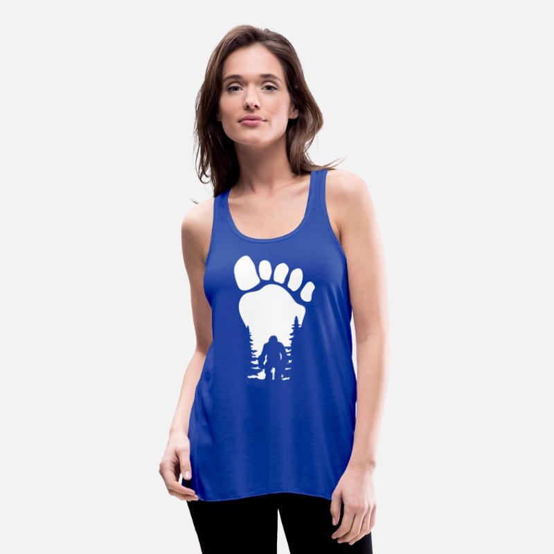 Big Foot Silhouette With Foot Print