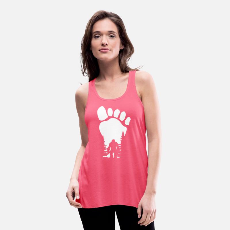 Big Foot Silhouette With Foot Print