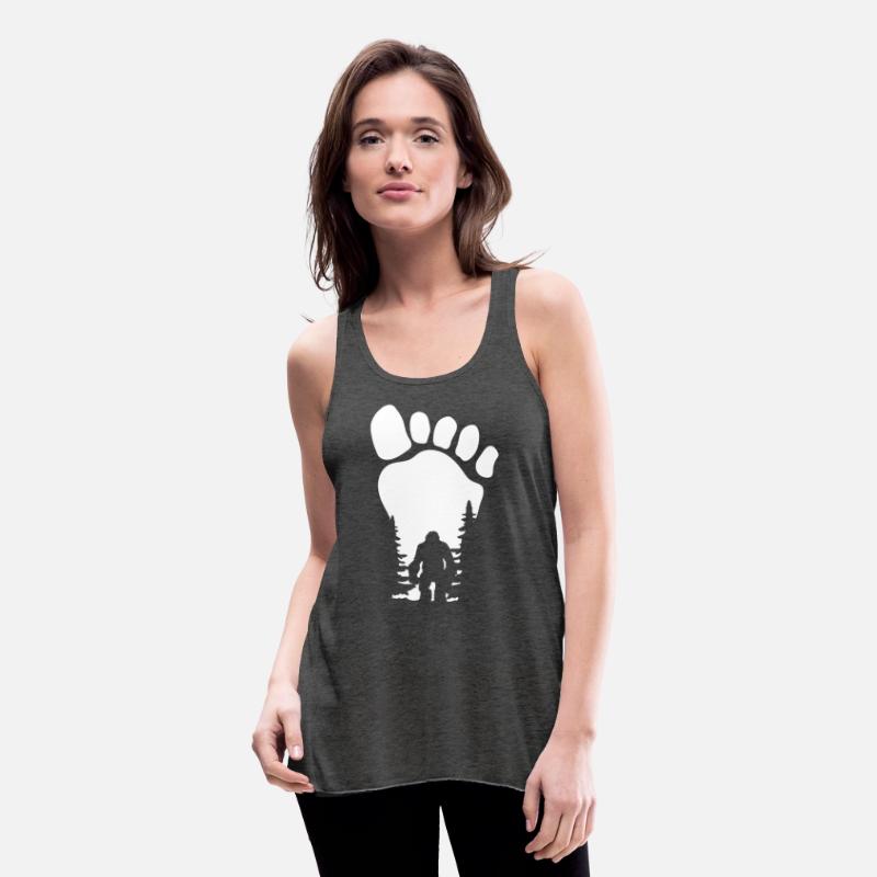 Big Foot Silhouette With Foot Print