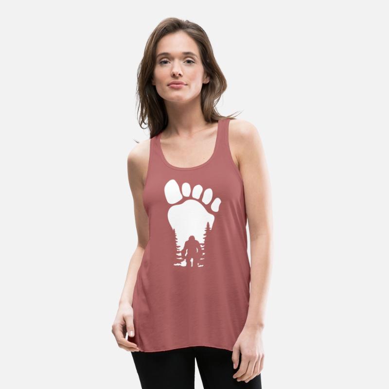 Big Foot Silhouette With Foot Print