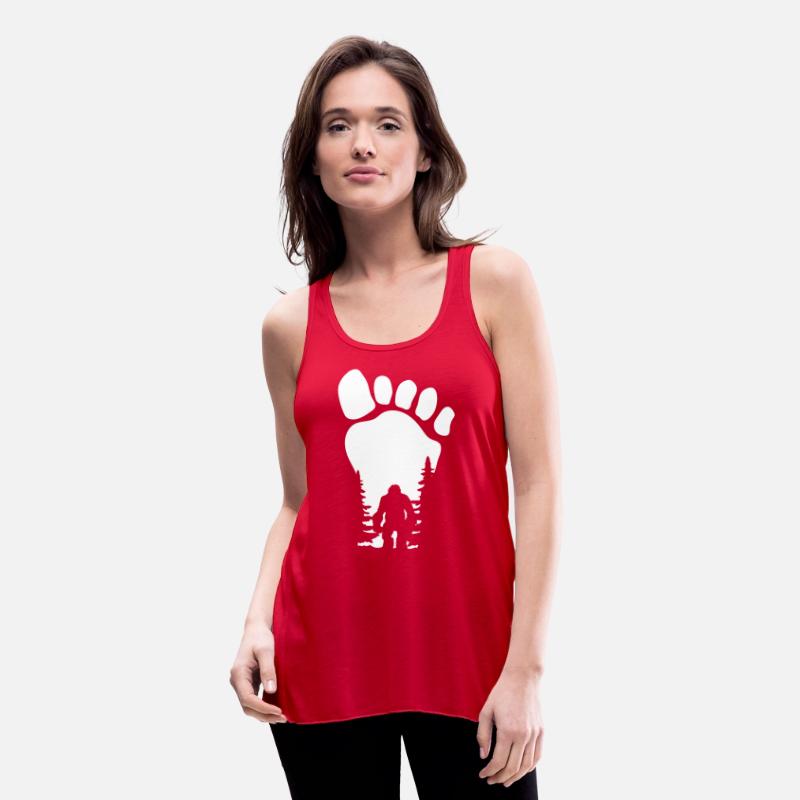Big Foot Silhouette With Foot Print