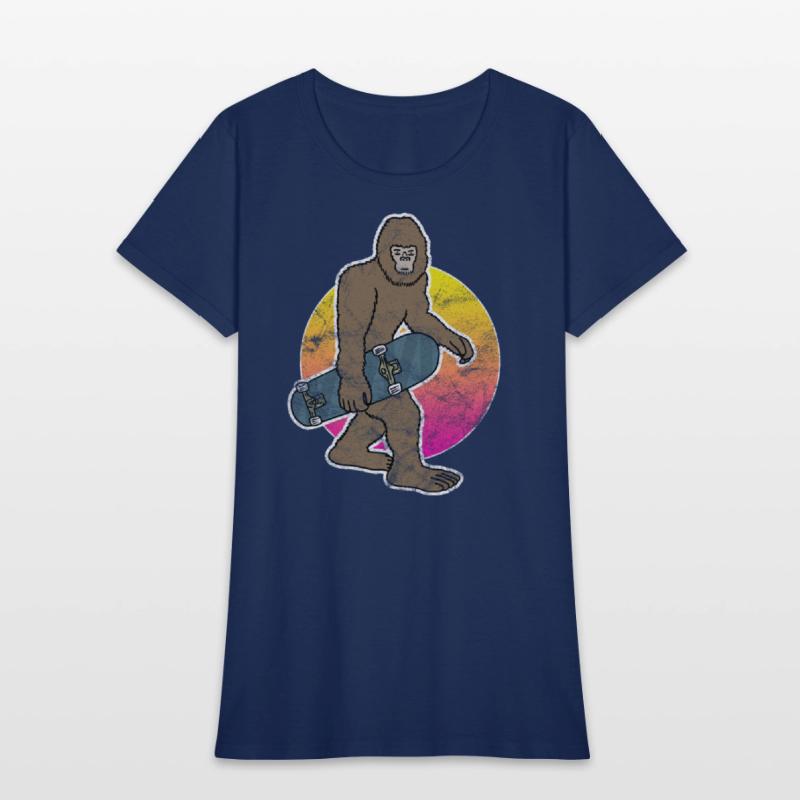 Bigfoot Skateboard Sasquatch Skateboarding Skater