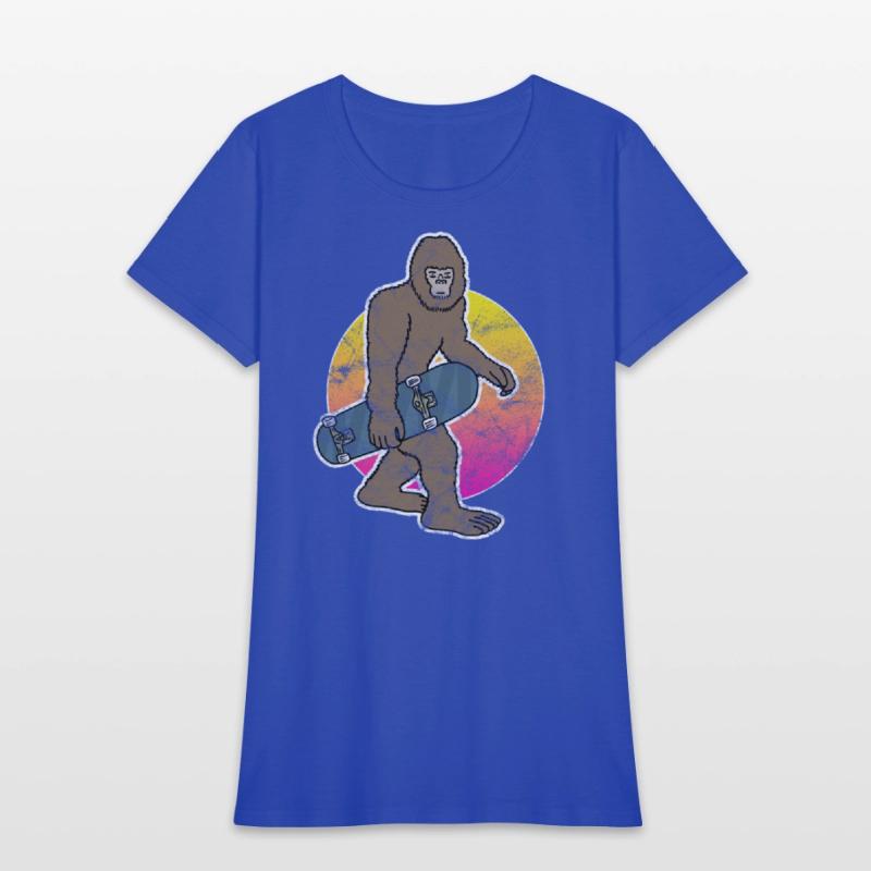 Bigfoot Skateboard Sasquatch Skateboarding Skater