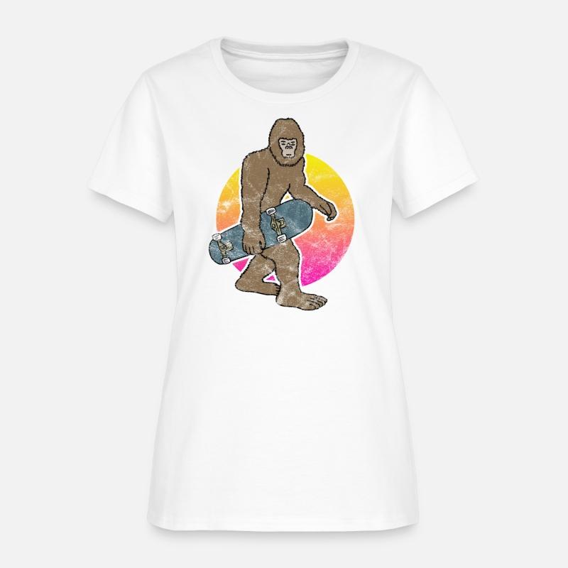 Bigfoot Skateboard Sasquatch Skateboarding Skater