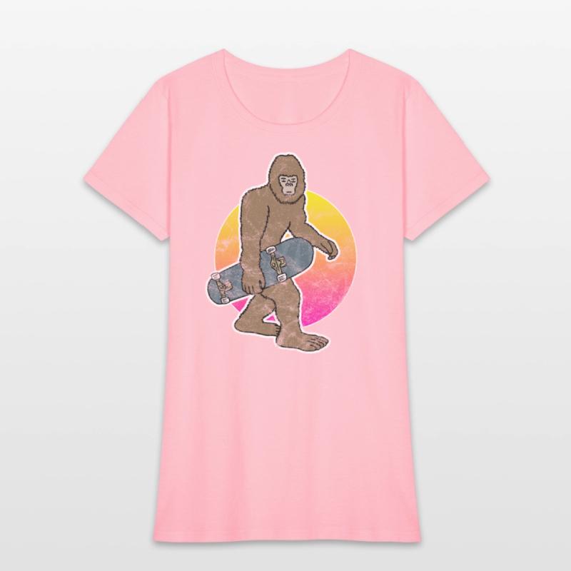 Bigfoot Skateboard Sasquatch Skateboarding Skater