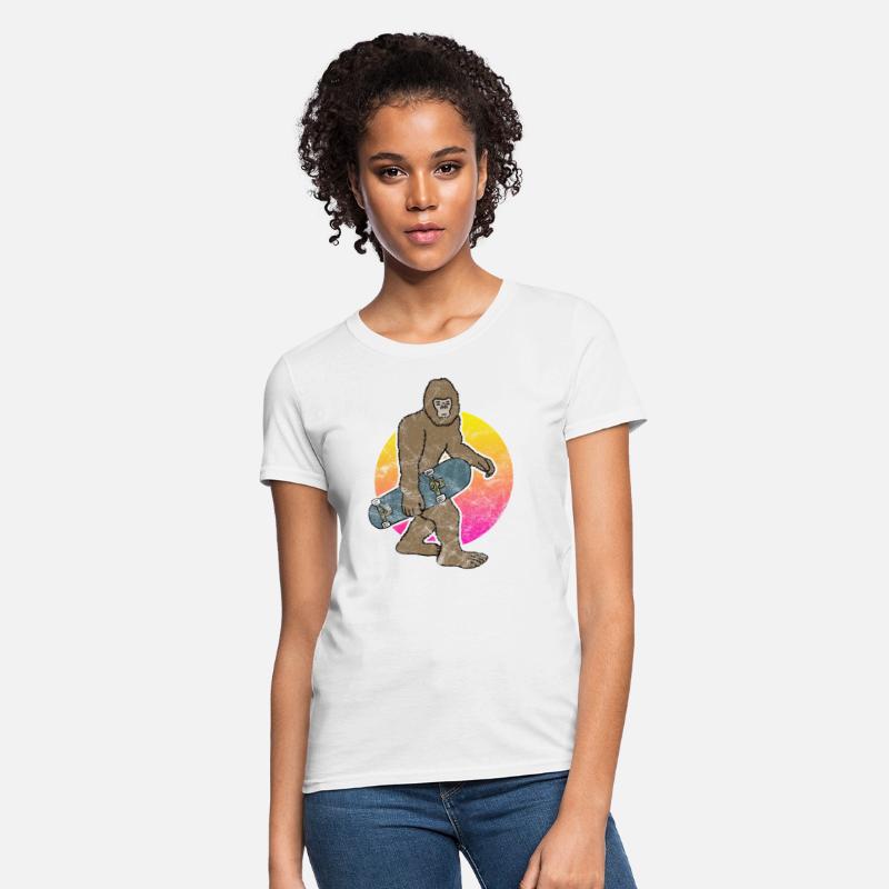 Bigfoot Skateboard Sasquatch Skateboarding Skater