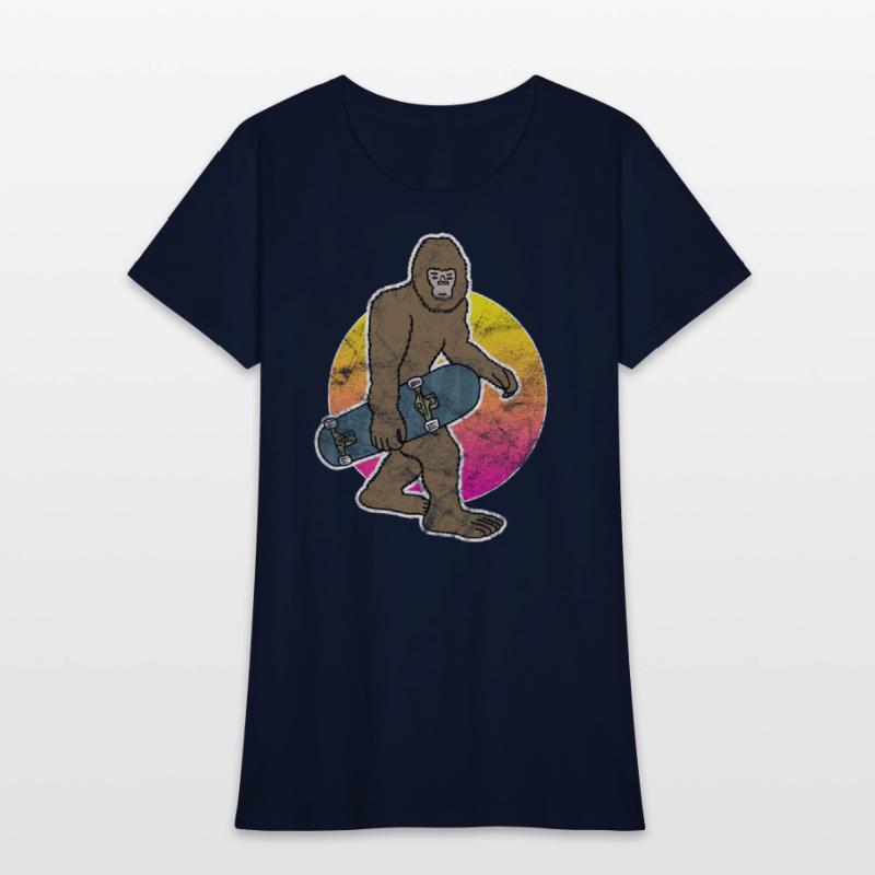 Bigfoot Skateboard Sasquatch Skateboarding Skater