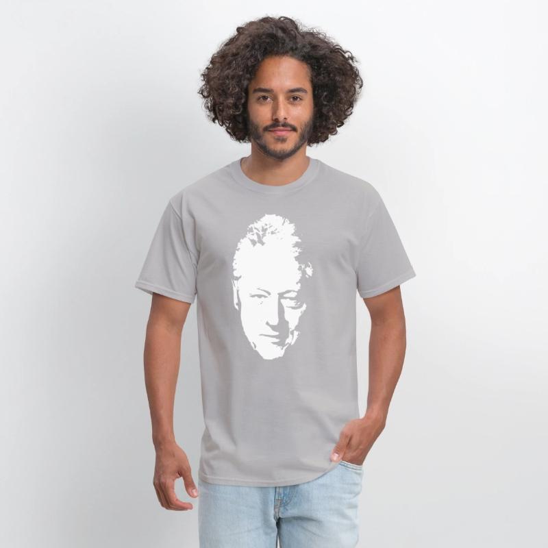 Bill Clinton White On Black Pop Art