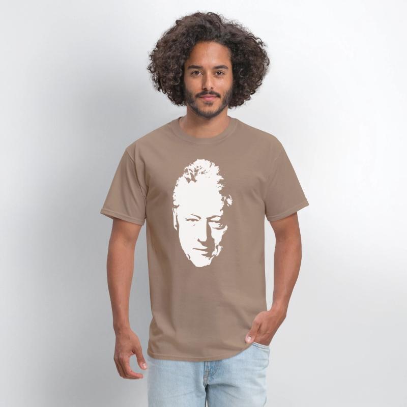 Bill Clinton White On Black Pop Art