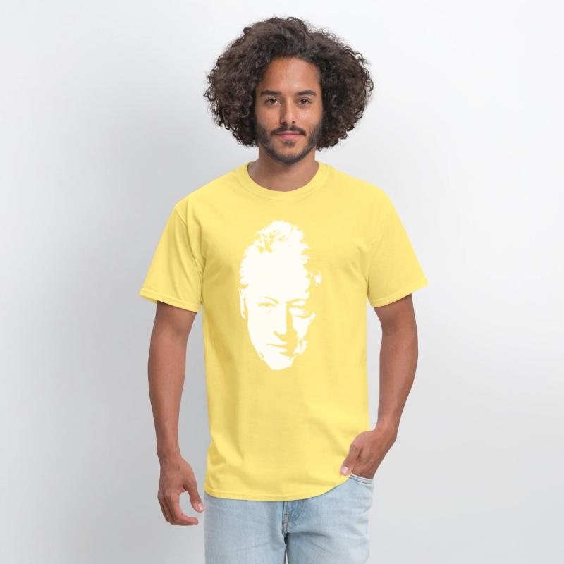 Bill Clinton White On Black Pop Art
