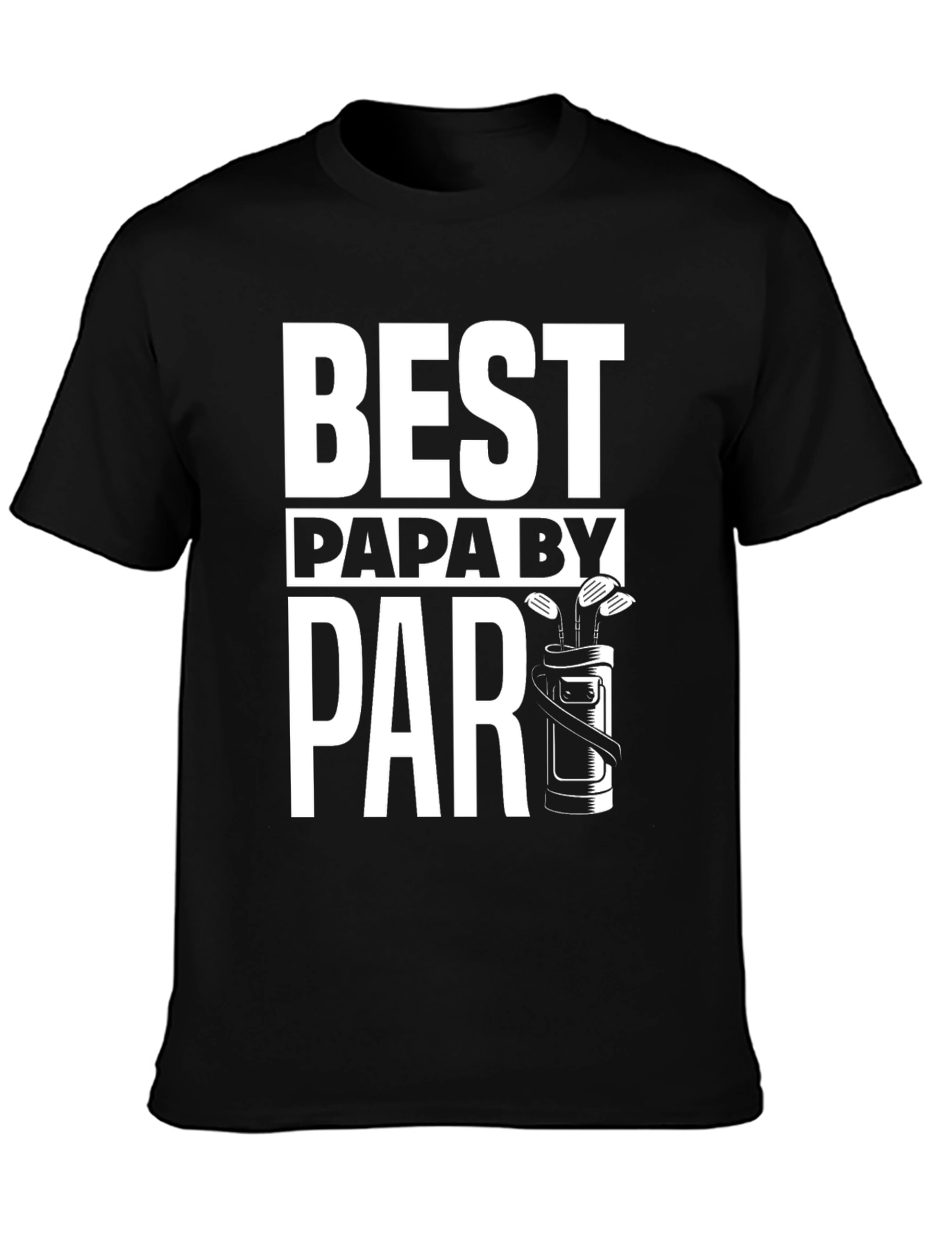Best Papa By Par Golf T-Shirt Fathers Day Tee