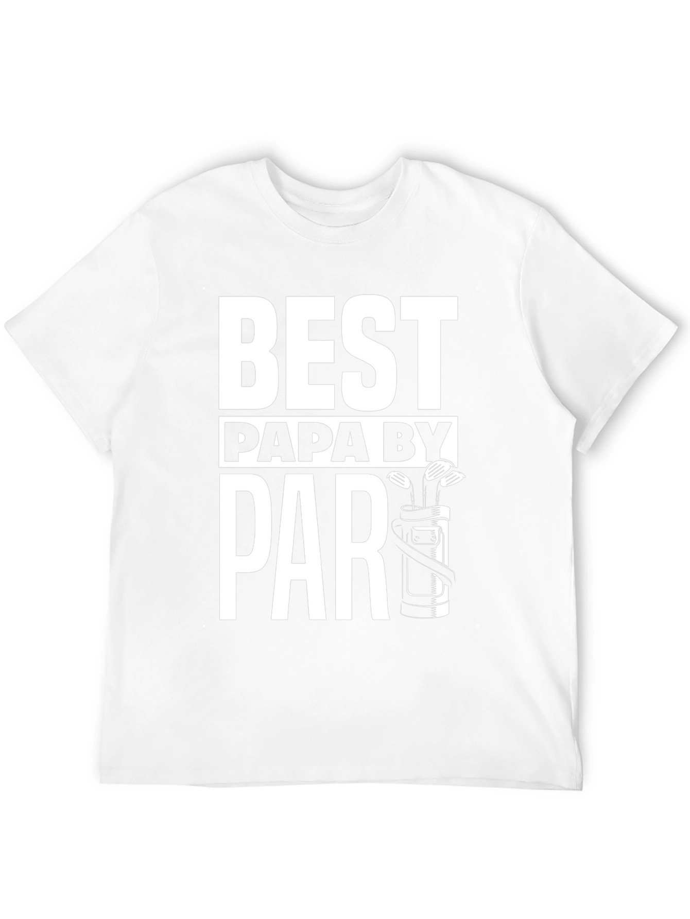 Best Papa By Par Golf T-Shirt Fathers Day Tee