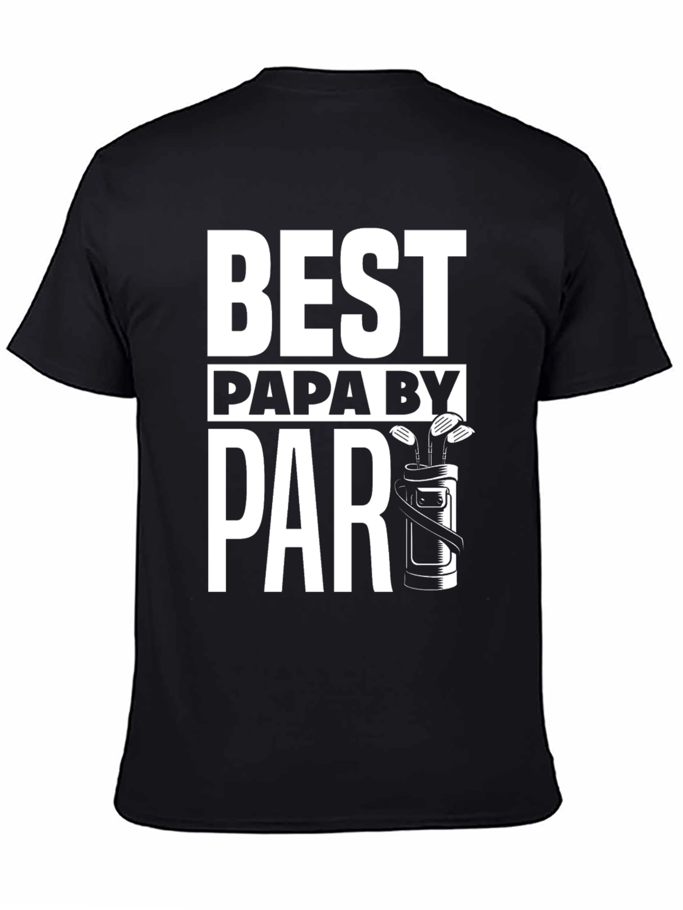 Best Papa By Par Golf T-Shirt Fathers Day Tee