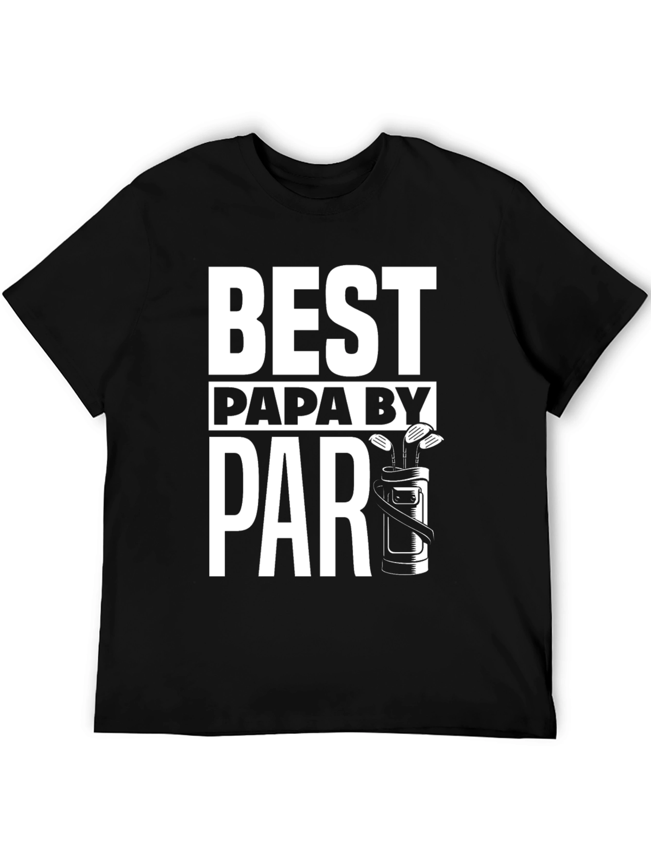 Best Papa By Par Golf T-Shirt Fathers Day Tee