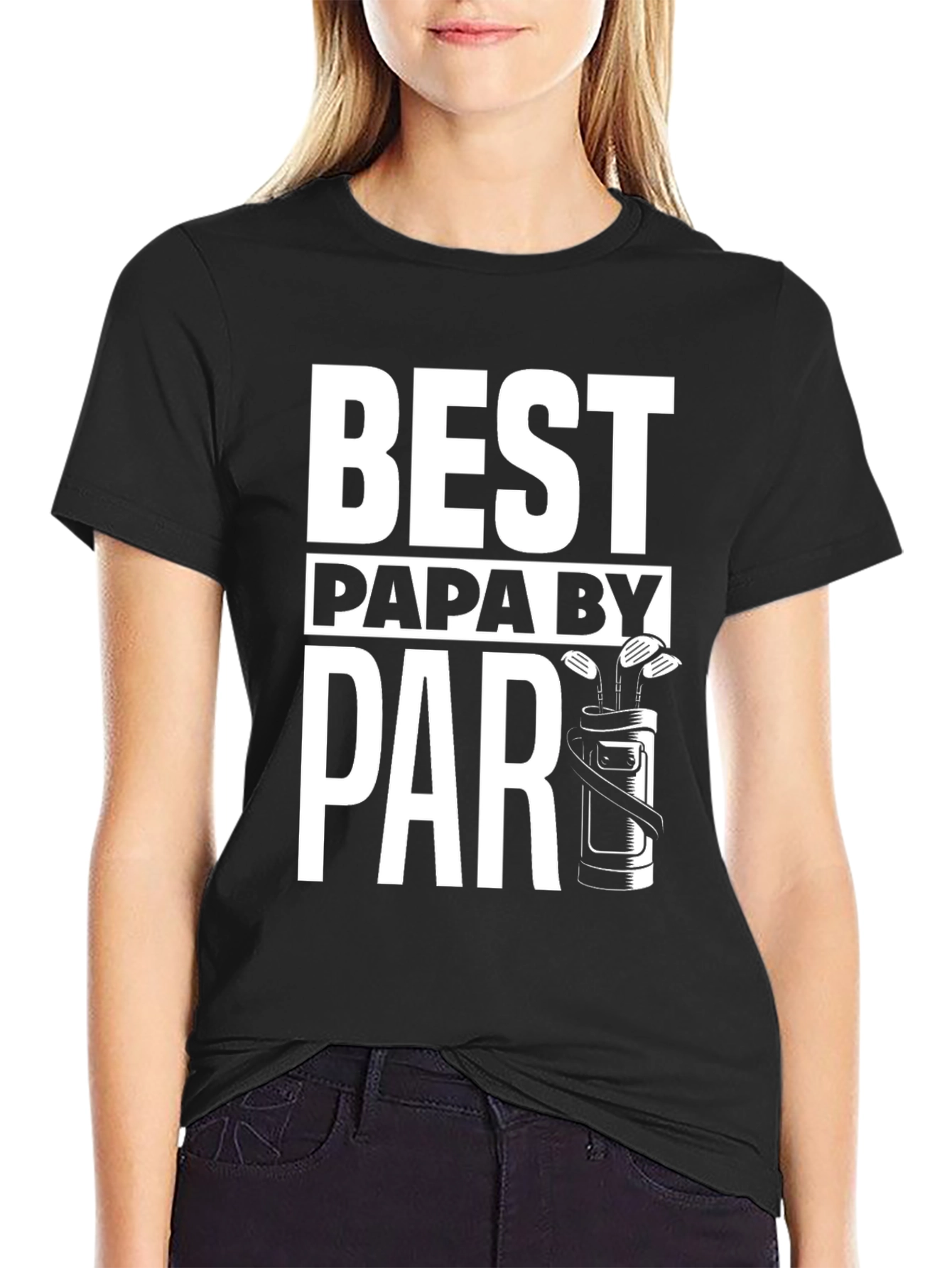 Best Papa By Par Golf T-Shirt Fathers Day Tee