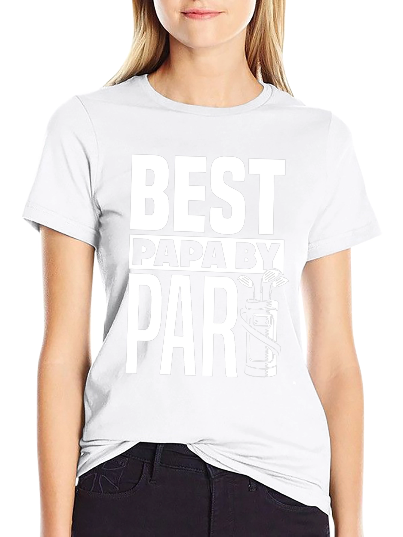 Best Papa By Par Golf T-Shirt Fathers Day Tee