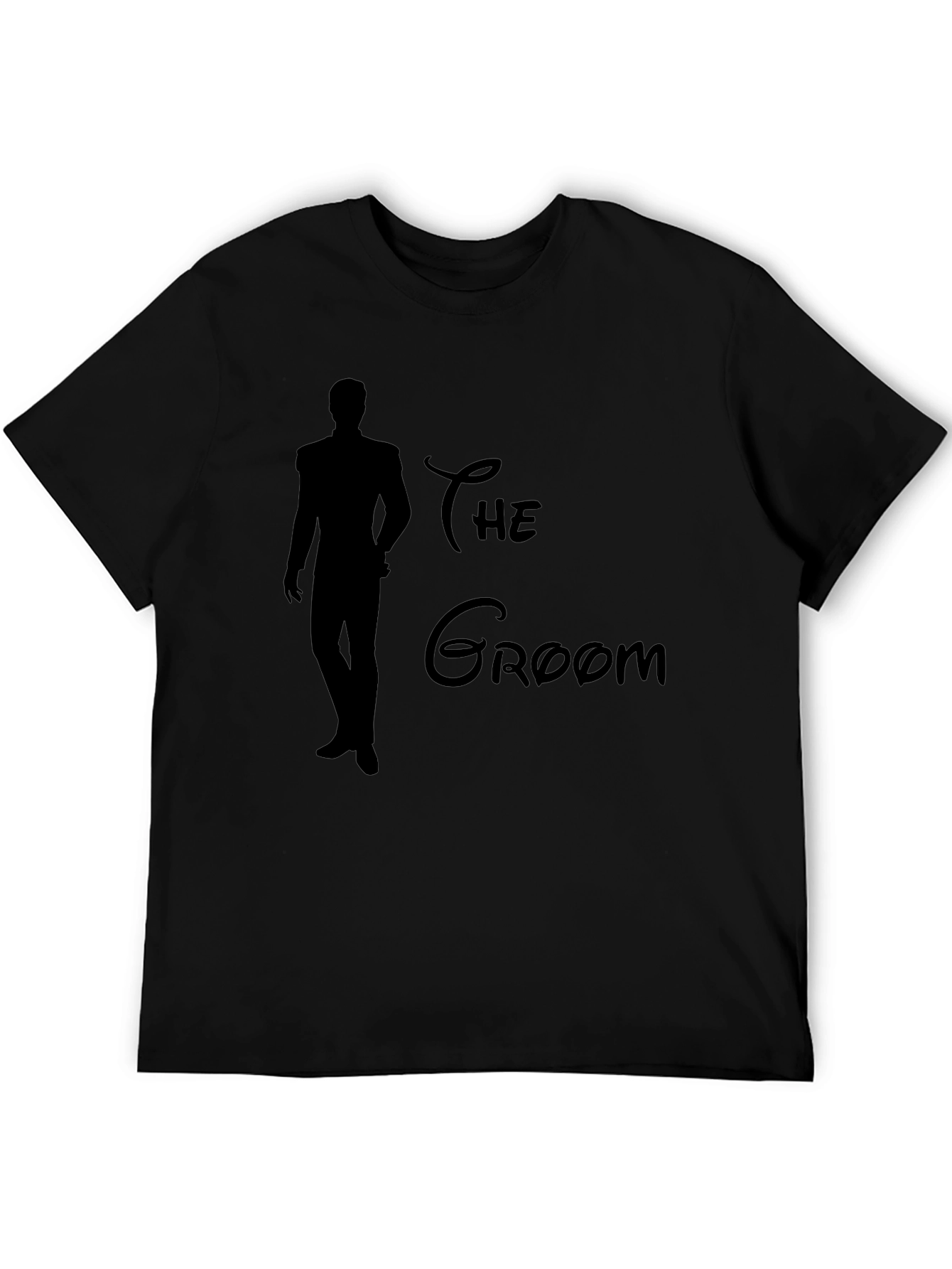The Groom Black Graphic Tee