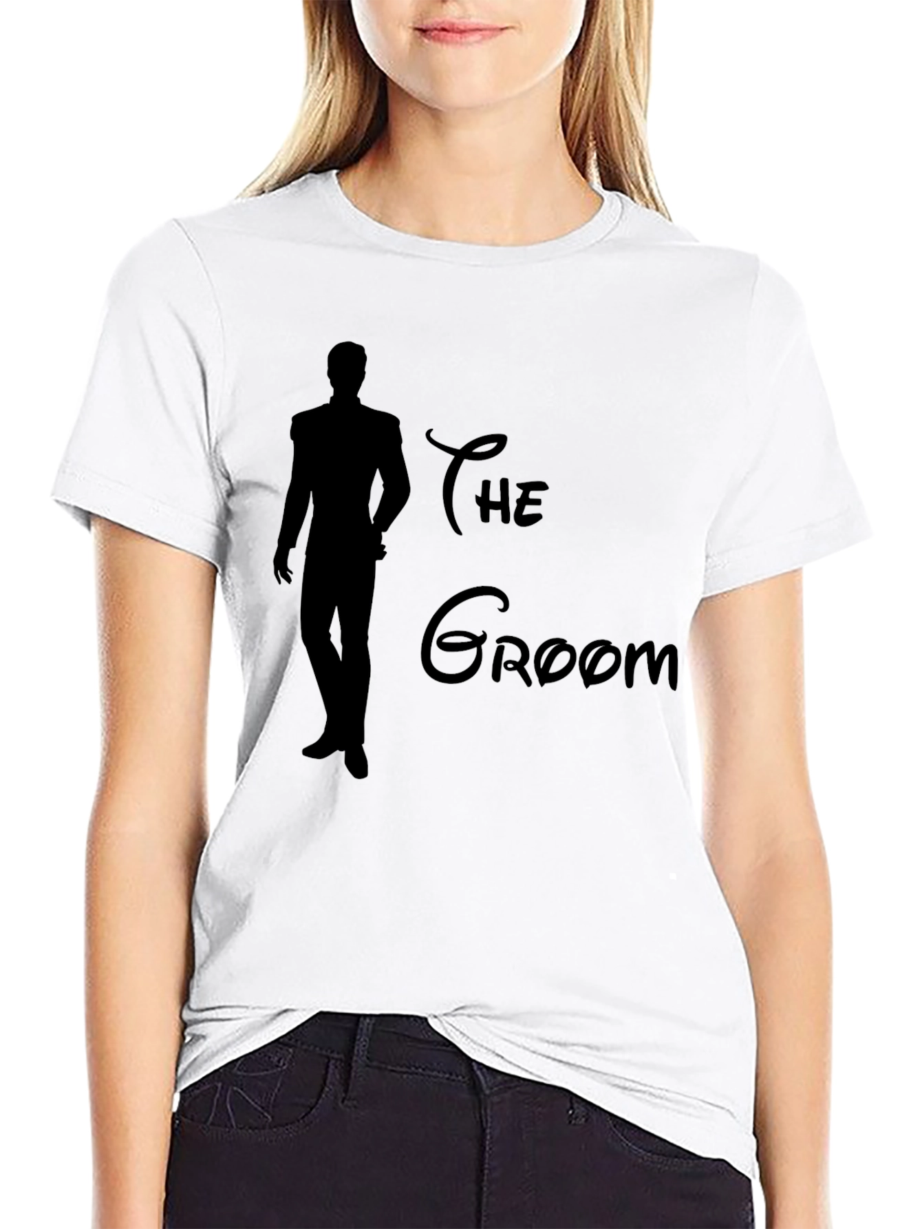 The Groom Black Graphic Tee