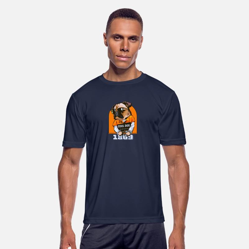 Black Orange Cool Dog